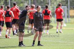 3. Liga; FC Ingolstadt 04 - Neue Trainerin, Wechsel, Trainerwechsel, Cheftrainerin Sabrina Wittmann (FCI) Co-Trainer Fabian Reichler (FCI)