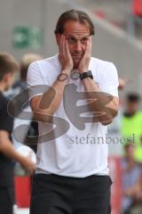 3.Liga - Saison 2022/2023 - FC Ingolstadt 04 -  1. FC Saarbrücken - Cheftrainer Rüdiger Rehm (FCI) - Foto: Meyer Jürgen