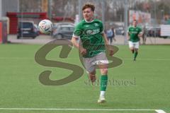 2024_2_17 - Saison 2023/24 - AUDI-Schanzer Amateur Cup - SV Hundszell - FC Gerolfing - Finale - Timo Kraus grün Gerolfing - XXXXX - Foto: Meyer Jürgen