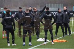 3. Liga; FC Ingolstadt 04 - Trainingsauftakt Winterpause; Teambesprechung Cheftrainer Rüdiger Rehm (FCI)