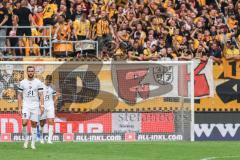 3. Liga; SG Dynamo Dresden - FC Ingolstadt 04; Tor David Kopacz (29, FCI) Mladen Cvjetinovic (19, FCI) Enttäuschung
