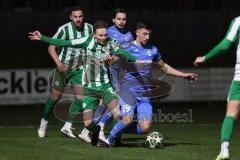 Landesliga - Saison 2025/26 - SV Manching - FV Illertissen II - Johannes  Dexl (Nr.13 - SV Manching) - Kasumaj Altin blau Illertissen  - Foto: Meyer Jürgen