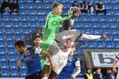 3. Liga; Arminia Bielefeld - FC Ingolstadt 04; Daouda Beleme (9, FCI) zu spät, Kersken Jonas (1 AB)