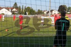 A-Junioren Bundesliga Süd/Südwest - Saison 2021/22 - FC Ingolstadt 04  - SpVgg Greuther Fürth - Der 1:0 Führungstreffer durch Jeroen Krupa rot FCI  per Elfmeter - jubel - Max Böhnke Torwart Greuther Fürth - Foto: Jürgen Meyer