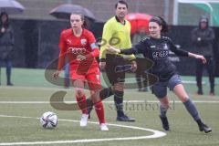 Bayernliga - Frauen - Saison 2022/2023 - FC Ingolstadt 04 II - TSV Schwaben Augsburg - Julia Heine
 rot FCI - Barbara Rauch schwarz Augsburg - Foto: Meyer Jürgen