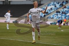 3.Liga - Saison 2022/2023 - 1. FC Saarbrücken - FC Ingolstadt 04 - Tobias Bech (Nr.11 - FCI) trifft zum 3:4 Führungstreffer und bejubelt sein 2 Tor - jubel - Foto: Meyer Jürgen