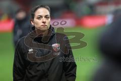 3. Liga; FC Ingolstadt 04 - SC Verl; Niederlage, hängende Köpfe 1:2, Cheftrainerin Sabrina Wittmann (FCI)