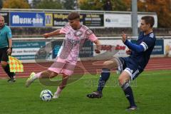 Bezirksliga - Saison 2025/26- TSV Gaimersheim - SpVgg Kammerberg - Nico von Swiontek Brzezinski (Nr.17 - TSV Gaimersheim) - Christof Pihale blau Kammerberg - Foto: Meyer Jürgen