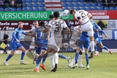 3. Liga; SV Meppen - FC Ingolstadt 04; Torchance Kopfball Tobias Schröck (21, FCI) Justin Butler (31, FCI) Faßbender Morgan (11 SVM)