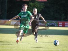* Testspiel - Saison 2026/27 - FC Gerolfing - SV Manching-  - David Wendrich (Nr.14 - FC Gerolfing) - Nico Daffner (Nr.14 - SV Manching) - Foto: Meyer Jürgen