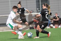 2. Bundesliga Frauen - Saison 2023/24 - FC Ingolstadt 04 Frauen - Borussia Mönchen Gladbach - Reininger Pija (Nr.21 - FCI) - Klensmann  Paula weiss Gladbach - Foto: Meyer Jürgen