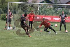 3. Liga; FC Ingolstadt 04 - Trainingslager Südtirol, Moussa Doumbouya (27, FCI) Maurice Dehler (46, FCI)