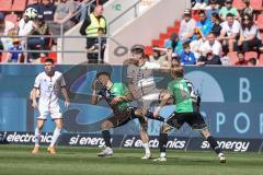 3. Liga; FC Ingolstadt 04 - Hannover 96 II; Ryan Malone (16, FCI) Kalem Robin (24 H96) Westermeier Ben (42 H96) Felix Keidel (43, FCI)