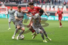 3. Liga; FC Ingolstadt 04 - Alemannia Aachen; Dennis Kaygin (10, FCI) Nadjombe Pierre (29 AA) Loune Mehdi (11 AA)