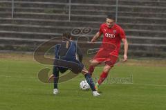 Bayernliga Süd - Saison 2021/2022 - FC Ingolstadt 04 II - TSV 1860 München II - Gashi Egson (#7 FCI) - Mannhardt Marko blau München - Foto: Meyer Jürgen