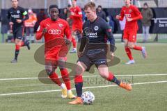 A - Junioren Bundesliga Süd/Südwest -  Saison 2021/2022 - FC Ingolstadt 04 - Eintracht Frankfurt - Madougou Ibrahim (#9 FCI) - Foto: Meyer Jürgen