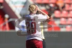 2. Bundesliga Frauen - Saison 2025/26 - FC Ingolstadt 04 Frauen - SC Sand - Nina Penzkofer (Nr.29 - FC Ingolstadt Frauen I) - mit einer vergebenen Torchance - enttäuscht  - Foto: Meyer Jürgen