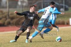 Bezirksliga - Saison 2024/25- TSV Gaimersheim - FC Aschheim - Luca Mancini (Nr.21 - TSV Gaimersheim) - Alexandro Takiris weiss Aschheim - Foto: Meyer Jürgen