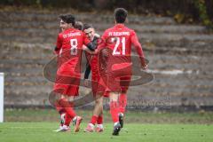 Kreisliga - Saison 2026/27 - SV Zuchering - FC Hitzhofen/Oberzell - Der 1:0 Führungstreffer durch Leander Friedl rot Zuchering - jubel - XXXXX -  Foto: Meyer Jürgen