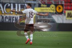 3. Liga - Saison 2026/27 - FC Ingolstadt 04 - Alemannia Aachen - Jonas Scholz (Nr.15 - FCI) - XXXXX - Foto: Meyer Jürgen