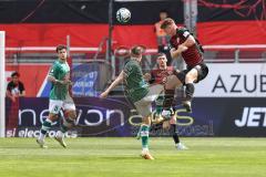 3. Liga; FC Ingolstadt 04 - VfB Lübeck; Sebastian Grönning (11, FCI) Felix Keidel (43, FCI) Herzog Aaron (5 VfB)