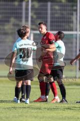 Toto-Pokal; FSV Harthof München - FC Ingolstadt 04; Streit Schiedsrichter Lukas Fröde (34, FCI)