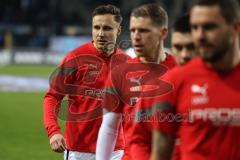 3. Liga; SV Waldhof Mannheim - FC Ingolstadt 04; Dominik Franke (3 FCI) vor dem Spiel