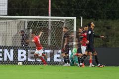 3. Liga; TSV Havelse - FC Ingolstadt 04; Tor Jubel Treffer 2:0 Berger Johann (8 Havelse) Torwart Markus Ponath (1, FCI)