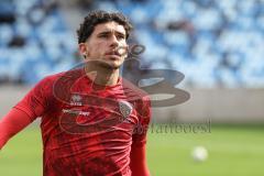 3. Liga; 1. FC Saarbrücken - FC Ingolstadt 04; vor dem Spiel Ognjen Drakulic (30, FCI)