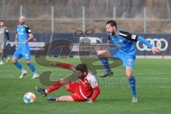 2.BL; Testspiel; FC Ingolstadt 04 - Würzburger Kickers; Michael Heinloth (17, FCI) Perdedaj Fanol (20 FWK)