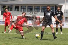 Bezirksliga - Saison 2024/25- TSV Gaimersheim - FC Fatih Ingolstadt -Nicolane Nechita (Nr.19 - TSV Gaimersheim) - Dardan Berisha rot FAtih - Foto: Meyer Jürgen
