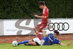 Kreisklasse - Saison 2023/2024 - TSV Ingolstadt Nord - TSV Kösching- Giovanni Di Terlizzi blau - Simon Ostermeier rot Kösching - Foto: Meyer Jürgen
