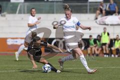 2. Fußball-Liga - Frauen - Saison 2023/2024 - FC Ingolstadt 04 - SV Meppen - Reininger Pija (Nr.21 - FCI Frauen) - Schulte Sahrah weiss Meppen - Foto: Meyer Jürgen