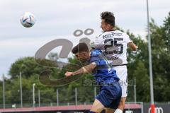 3. Liga; Testspiel; FC Ingolstadt 04 - TSV Rain/Lech, Arian Llugiqi (25, FCI) Tim Härtel (14 RL)