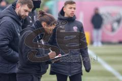 A-Junioren - Bundesliga Süd Fc Ingolstadt 04 - SC Freiburg -  Cheftrainer Wittmann Sabrina (FC Ingolstadt A-Jugend) - Foto: Meyer Jürgen