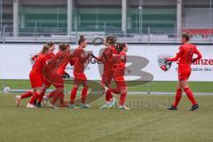 2. Frauen-Bundesliga - Saison 2021/2022 - FC Ingolstadt 04 - FC Bayern München II - Der 1:1 Ausgleichstreffer durch Mailbeck Alina (#8 FCI) - jubel - Foto: Meyer Jürgen