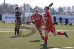 2. Frauen-Bundesliga Süd - Saison 2020/2021 - FC Ingolstadt 04 - FC Würzburger Kickers - Der 2:0 Führungstreffer durch Maier Ramona rot FCI - jubel - Foto: Meyer Jürgen