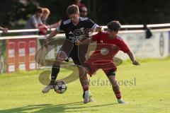 Kreispokal - Saison 2025/26- SV Eitensheim- TSV Gaimersheim  - Marcus Keilwerth (Nr.13 - TSV Gaimersheim) - Ali Ata rot Eitensheim - Foto: Meyer Jürgen