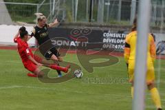 2. Frauen-Bundesliga - Saison 2021/2022 - FC Ingolstadt 04 - SV Meppen - Wlnczo Agnieszka #15 Meppen - Uzungüney Ebru (#4 FCI) - Foto: Meyer Jürgen