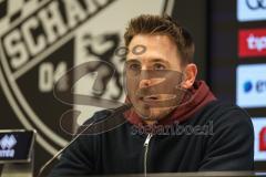 3. Liga; FC Ingolstadt 04 - SC Verl; Pressekonferenz Interview Cheftrainer Tobias Strobl (Verl)