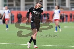 2. Bundesliga Frauen - Saison 2023/24 - FC Ingolstadt 04 Frauen - HSV Fr.1 - Der 1:0 Führungstreffer durch -  Paula Vidovic (Nr.11 - FCI)  - jubel - XXXXX - Foto: Meyer Jürgen