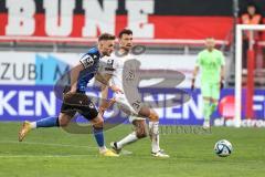 3. Liga; FC Ingolstadt 04 - 
Arminia Bielefeld; Lukas Fröde (34, FCI) Großer Maximilian (19 AB)