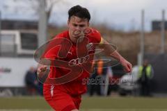 Bayernliga Nord - Saison 2023/24 - FC Ingolstadt 04 II - SC Eltersdorf- Michael Udebuluzor (Nr.11 - FCI) - Fabian Cavadias (Nr.16 - FCI) trifft zum 2:1 Führungstreffer - jubel- Foto: Meyer Jürgen