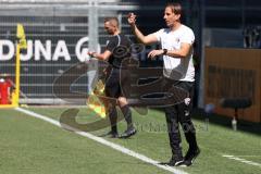 3. Fußball-Liga - Saison 2022/2023 - Borussia Dortmund II - FC Ingolstadt 04 - Cheftrainer Rüdiger Rehm (FCI) - Foto: Meyer Jürgen