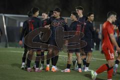 *** Bayernliga Nord - Saison 2025/26 - FC Ingolstadt 04 II - ASV Neumarkt - Emre Gül (Nr.7 - FC Ingolstadt II) mit dem 1:0 Führungstreffer - jubel - Foto: Meyer Jürgen