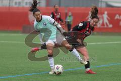 2. Bundesliga Frauen - Saison 2025/26 - FC Ingolstadt 04 Frauen - FFC Turbine Potsdam - Mara Winter (Nr.2 - FC Ingolstadt Frauen I) - Okuma Rana weiss Potsdam - Foto: Meyer Jürgen
