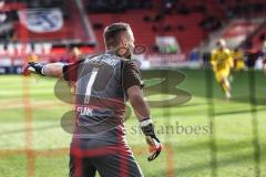 3. Liga; FC Ingolstadt 04 - Borussia Dortmund II; Torwart Marius Funk (1, FCI)