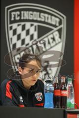 3. Liga; FC Ingolstadt 04 - Erzgebirge Aue; Interview Pressekonferenz Cheftrainerin Sabrina Wittmann (FCI)