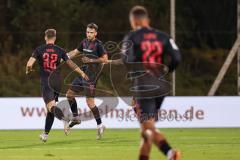 3. Liga; TSV Havelse - FC Ingolstadt 04; Freistoß Tor Jubel Treffer 2:1 Anschluß Max Besuschkow (17, FCI) Simon Lorenz (32, FCI)