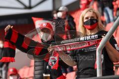 Relegation 1 - FC Ingolstadt 04 - VfL Osnabrück - 250 Fans im Stadion